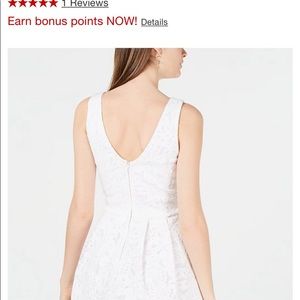 Macy’s white shirt dress